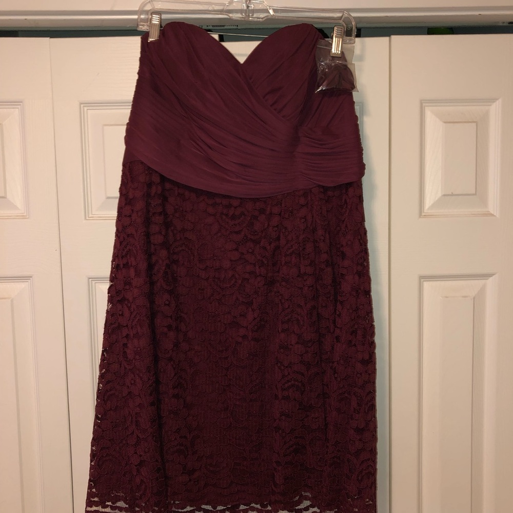 Davids Bridal bridesmaid dress